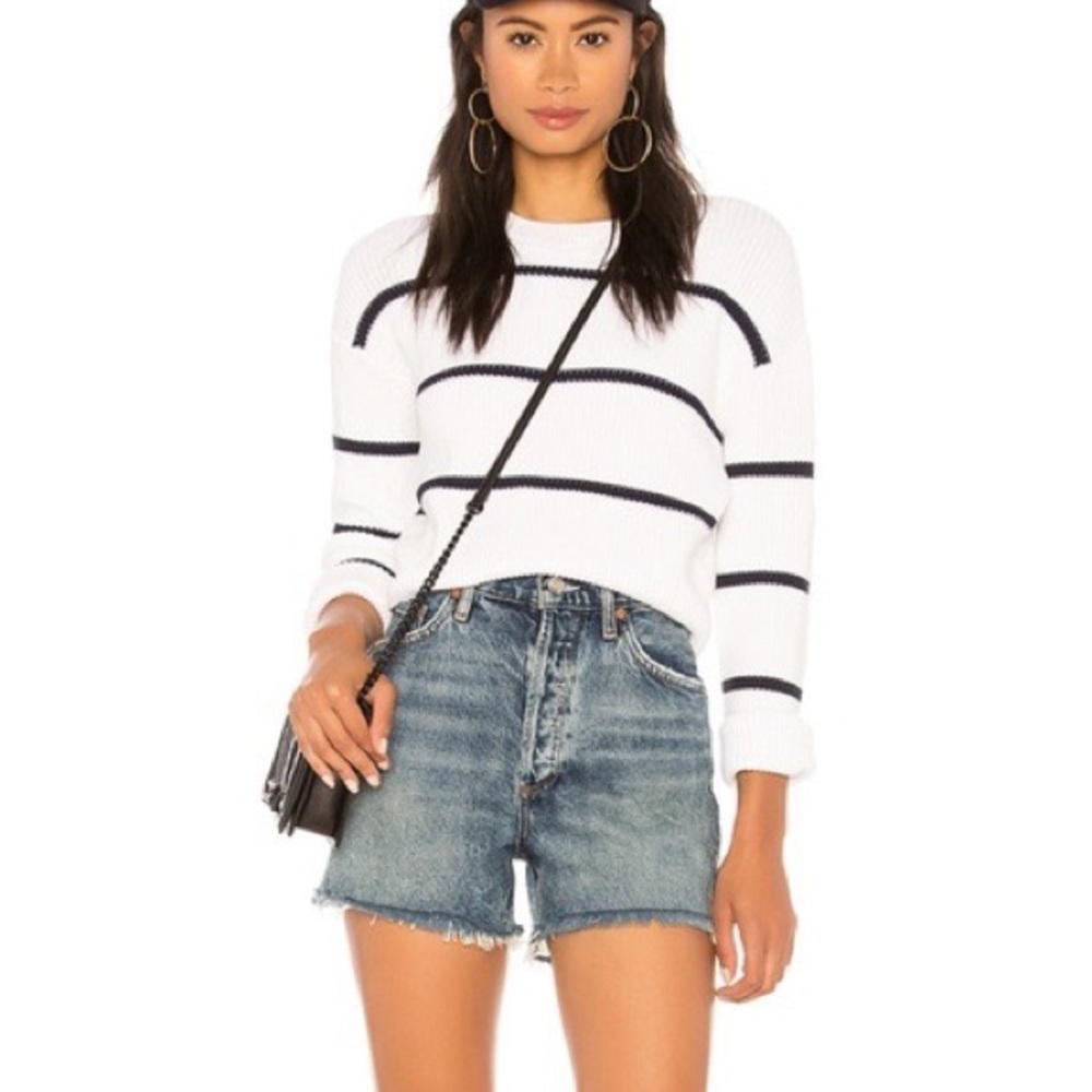 Agolde Dee High Rise Shorts in Marble - 24